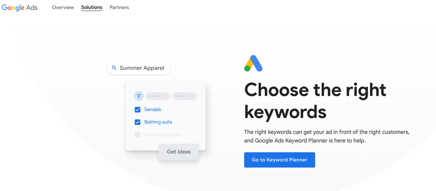 google keyword planner